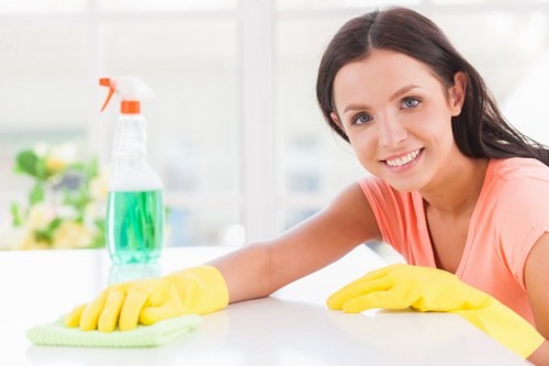 Professional curtain cleaning in a Kensington home interior