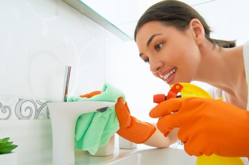 Warning signs and safe cleaning procedures during carpet cleaning